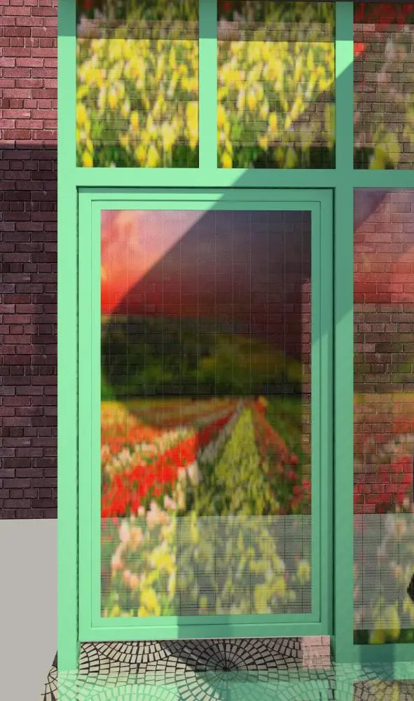Fence Door with mesh — preview 1, by Vision Artitect (RevitCity, CC0)