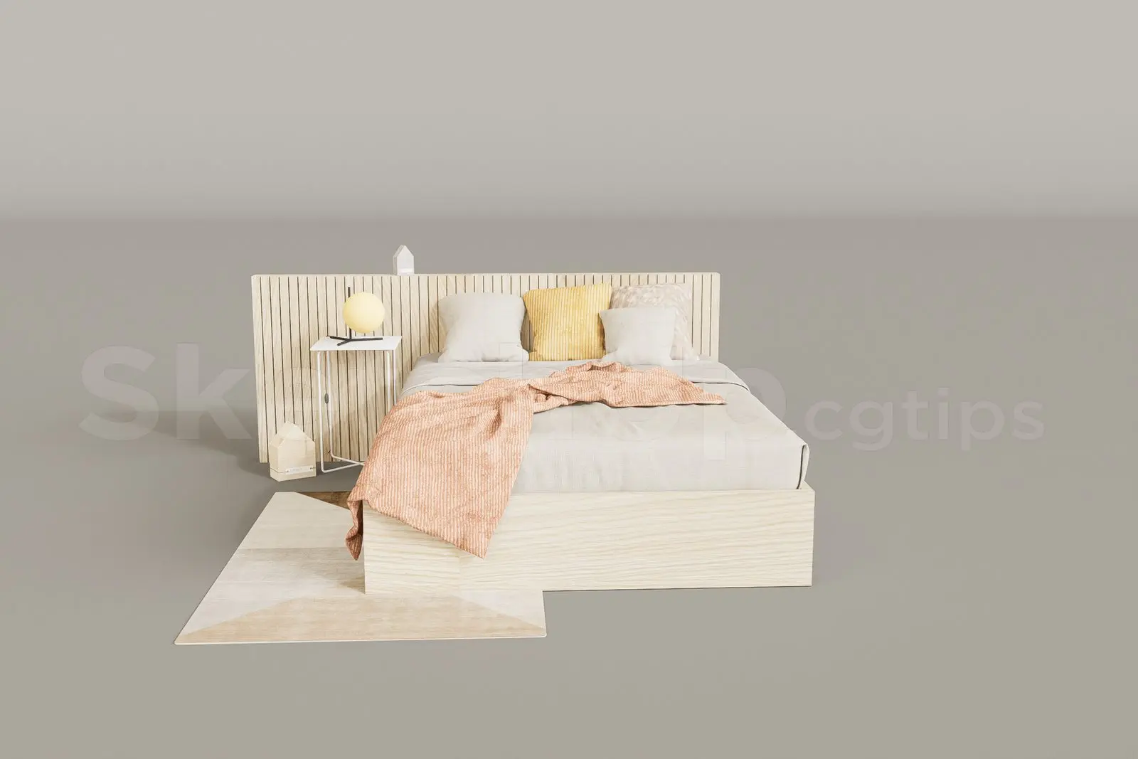 Bed — preview 1 (cgtips, CC0)