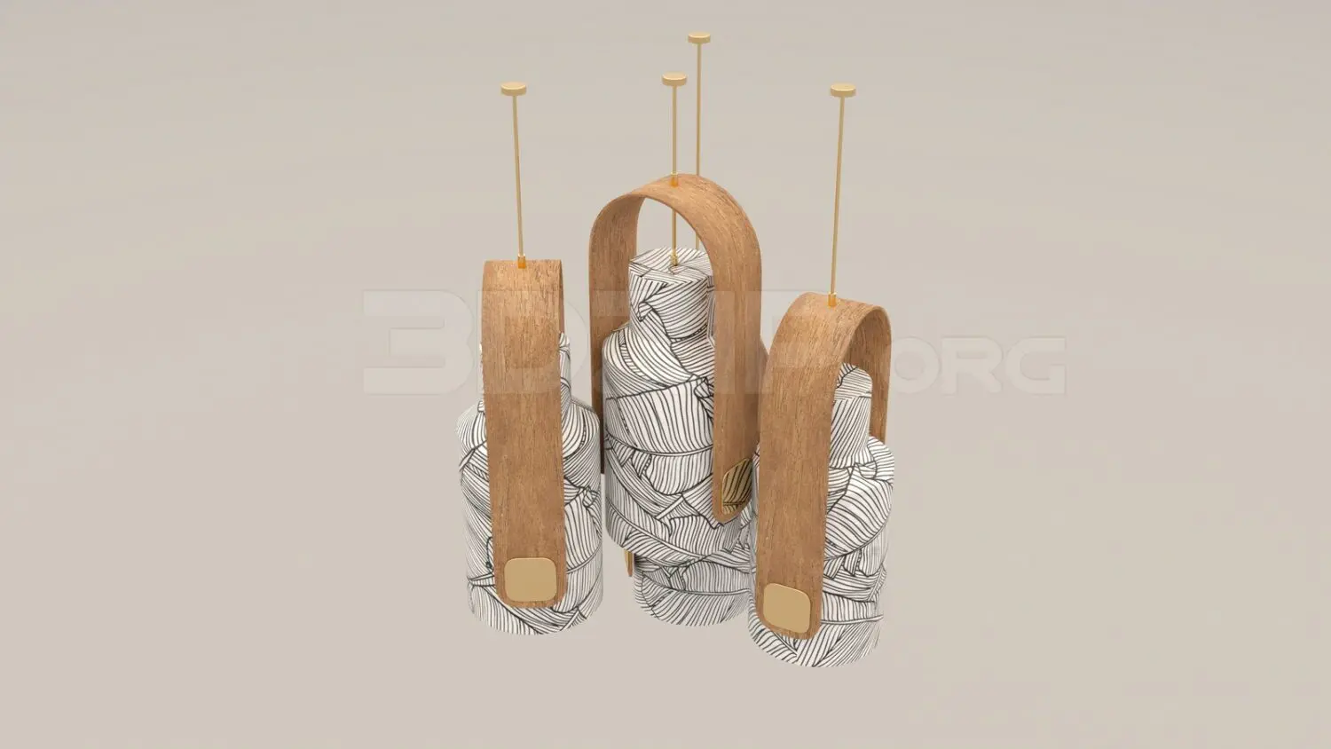 Ceiling Light — preview 1 (3dzip, CC0)