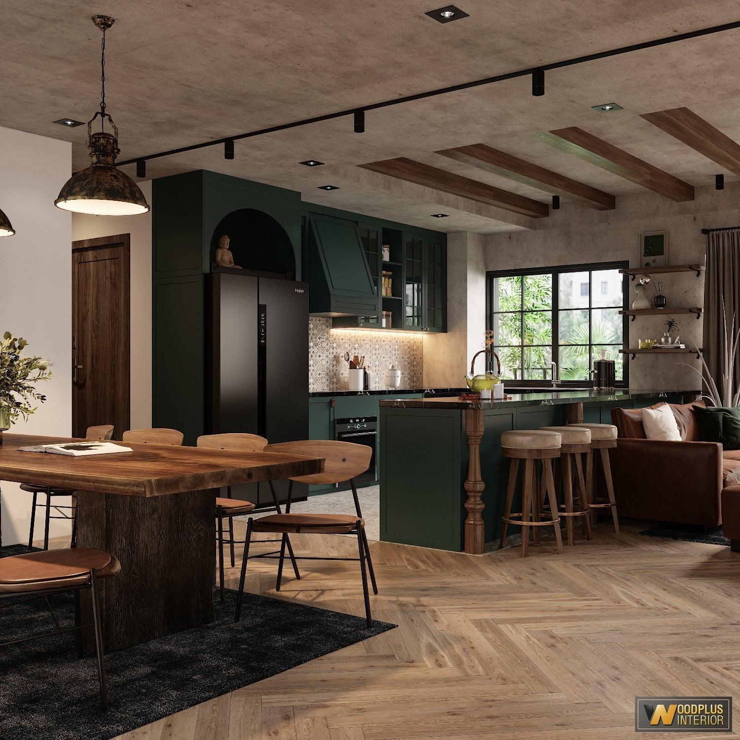 Living Room – Kitchen Interior