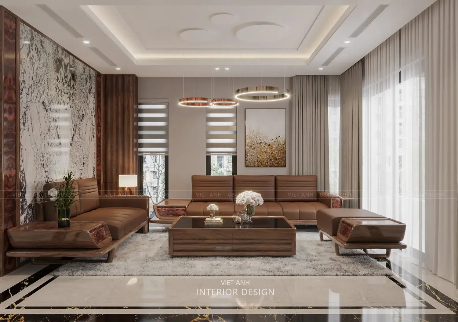 Interior Living Room – Kitchen