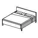 Bed — preview 1, by Admin (RevitCity, CC0)
