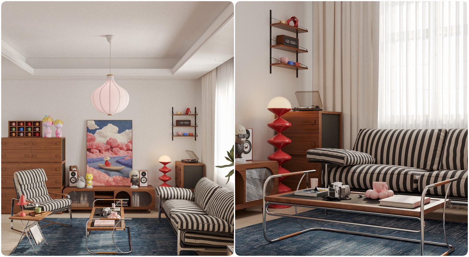 Memphis Style Living Room
