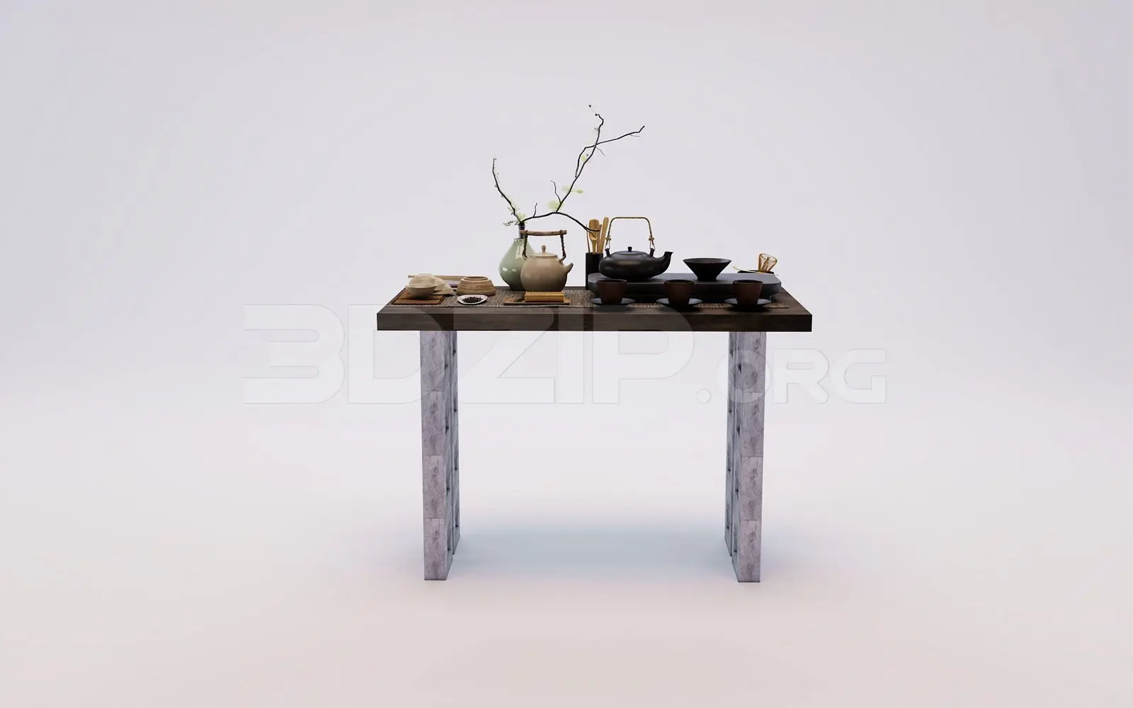 Tea Table — preview 1 (3dzip)