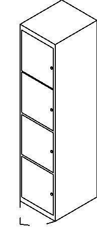 Four Door Locker