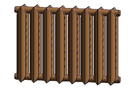 Old Fashioned Iron Radiator