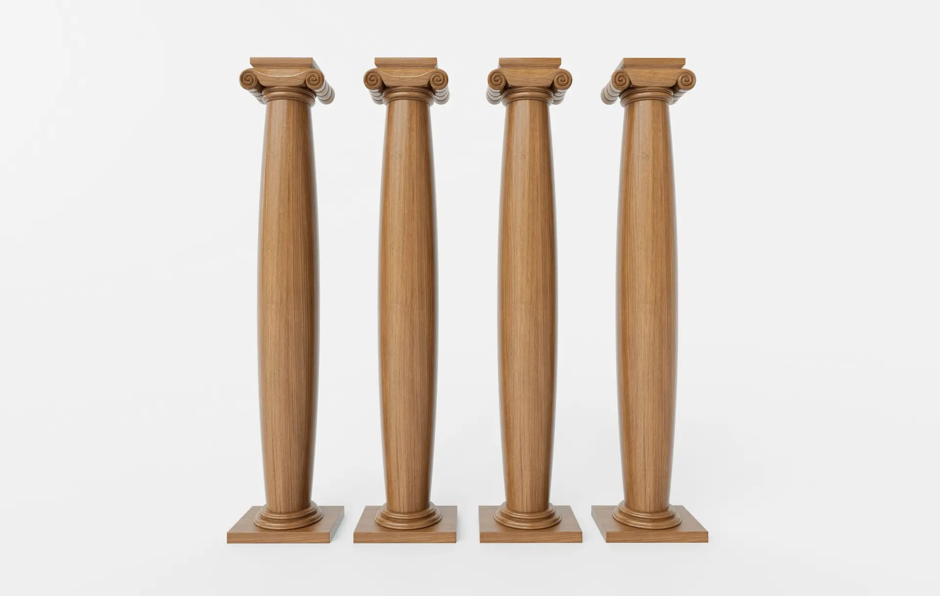 Classic Architecture Wooden Columns — preview 1 (cgtips, CC0)