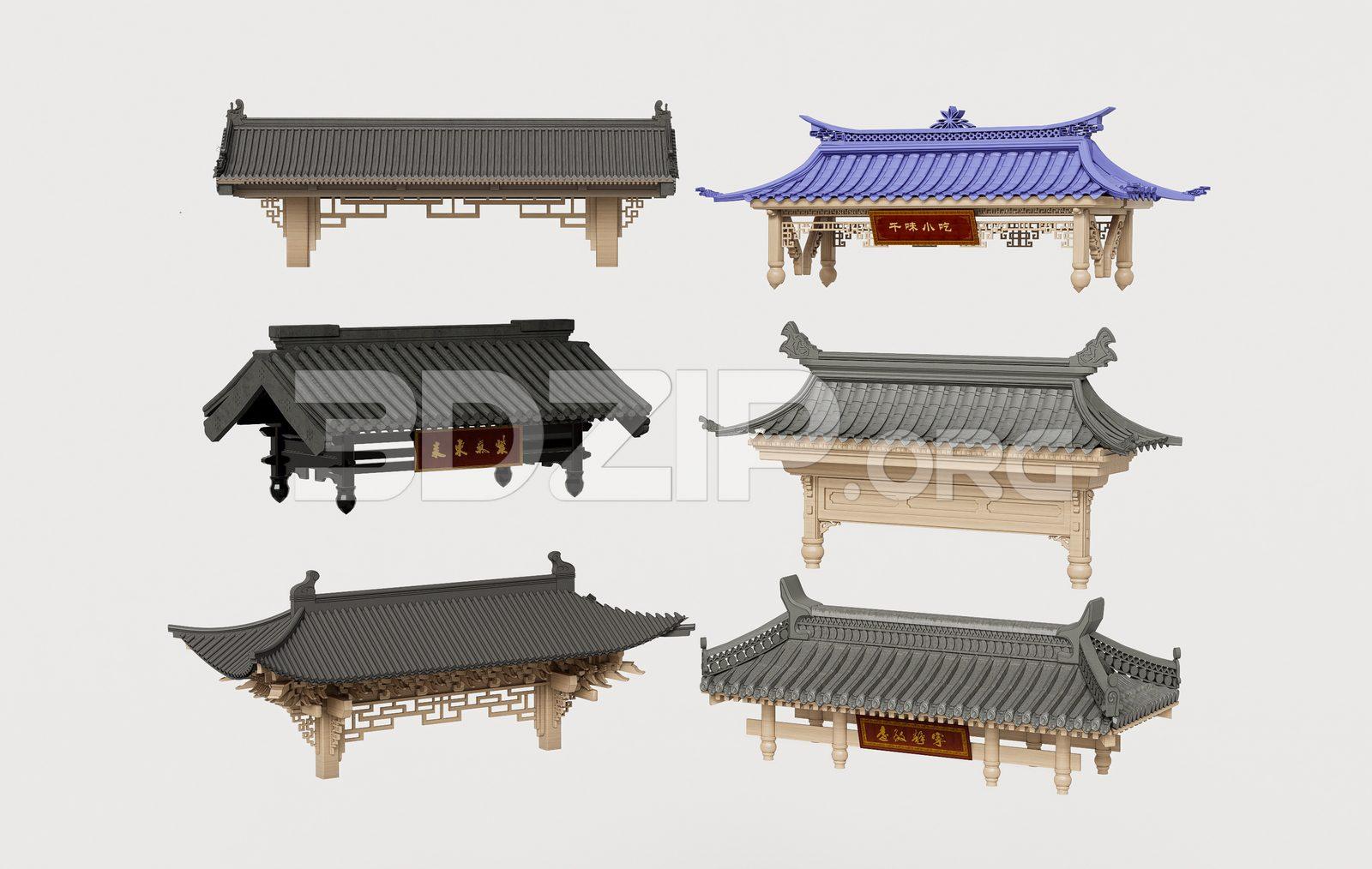 Traditional Asian Roof Collection