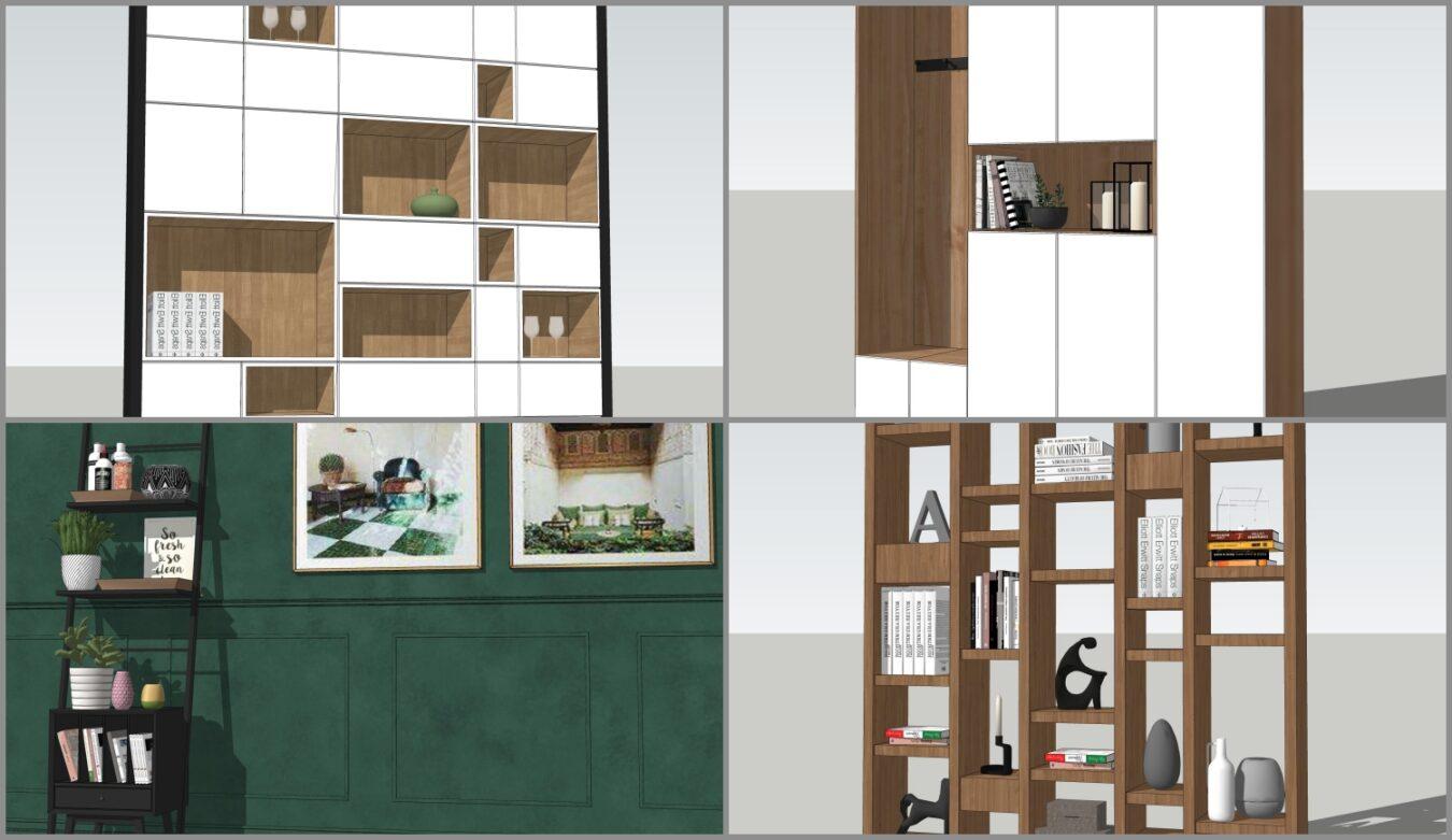 Combo Decorate Bookself