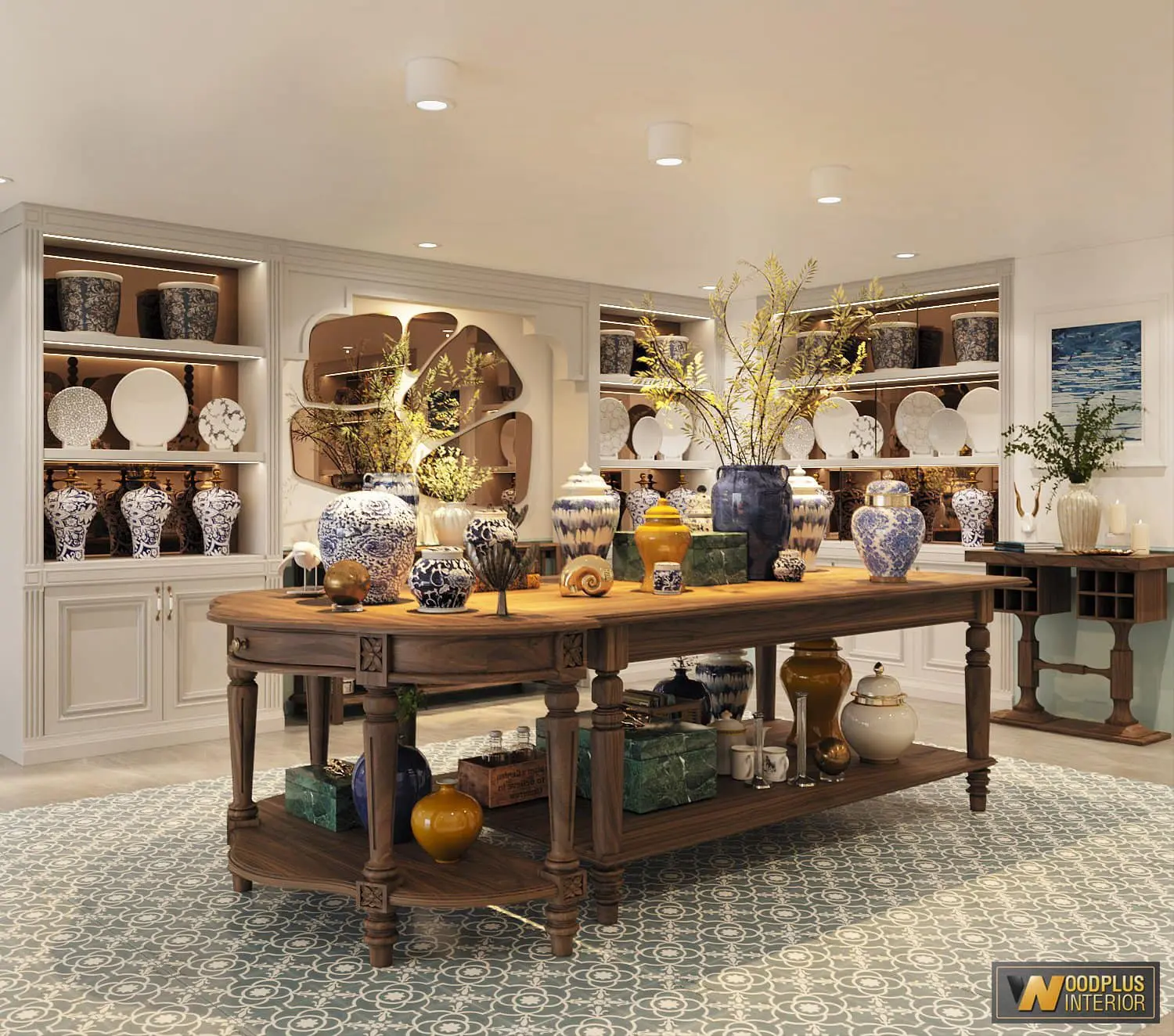 Ceramic Shop Interior