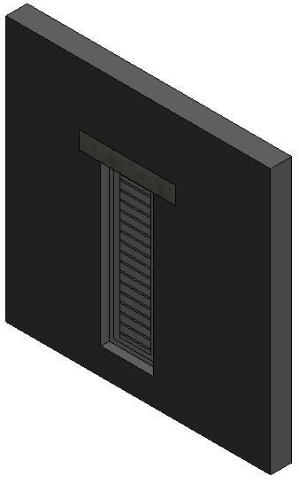 UOT - Kamel - Door - fixed panal with Grill