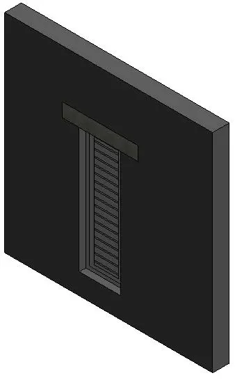 UOT - Kamel - Door - fixed panal with Grill