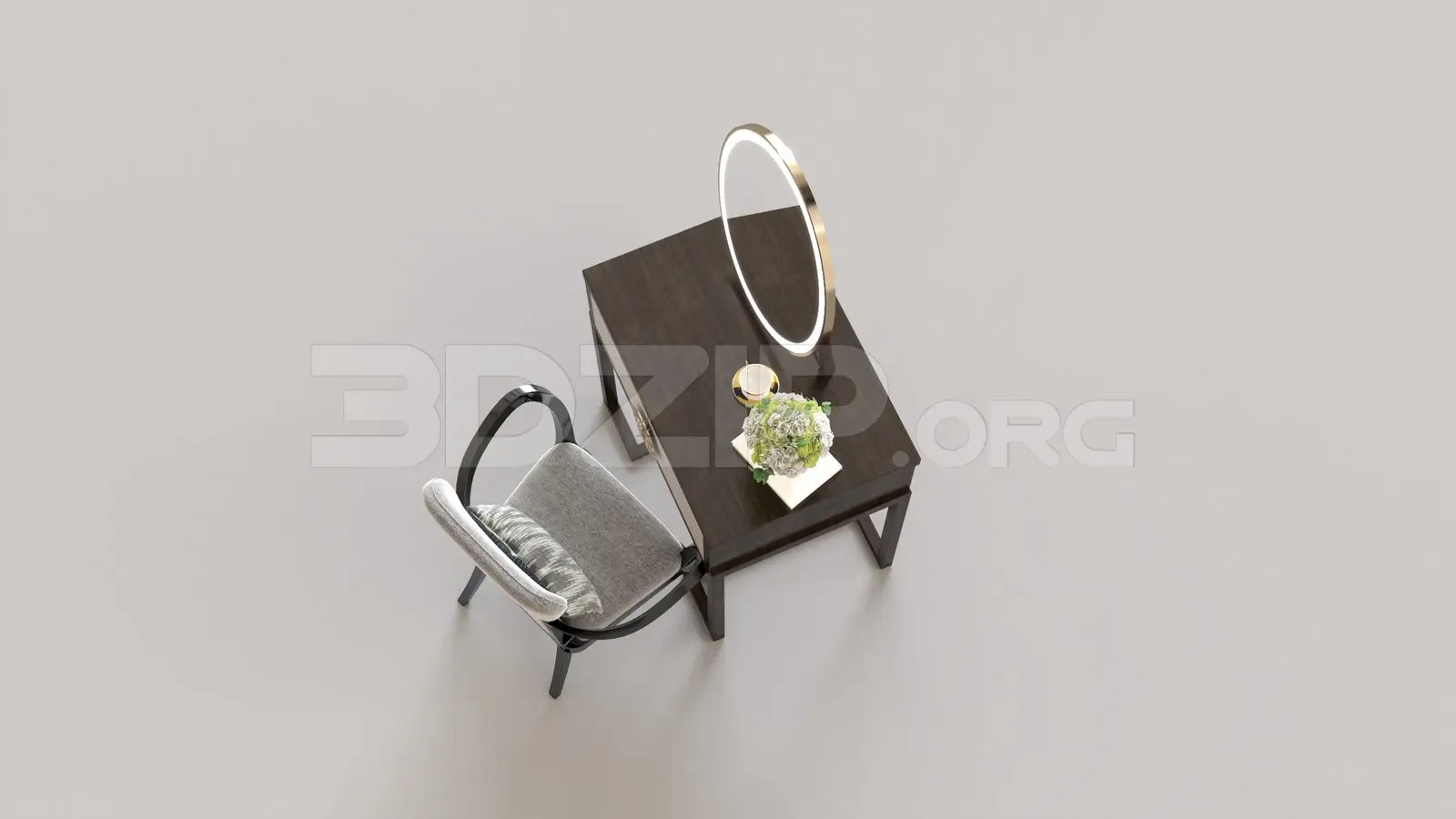 Dressing Table — preview 1 (3dzip, CC0)