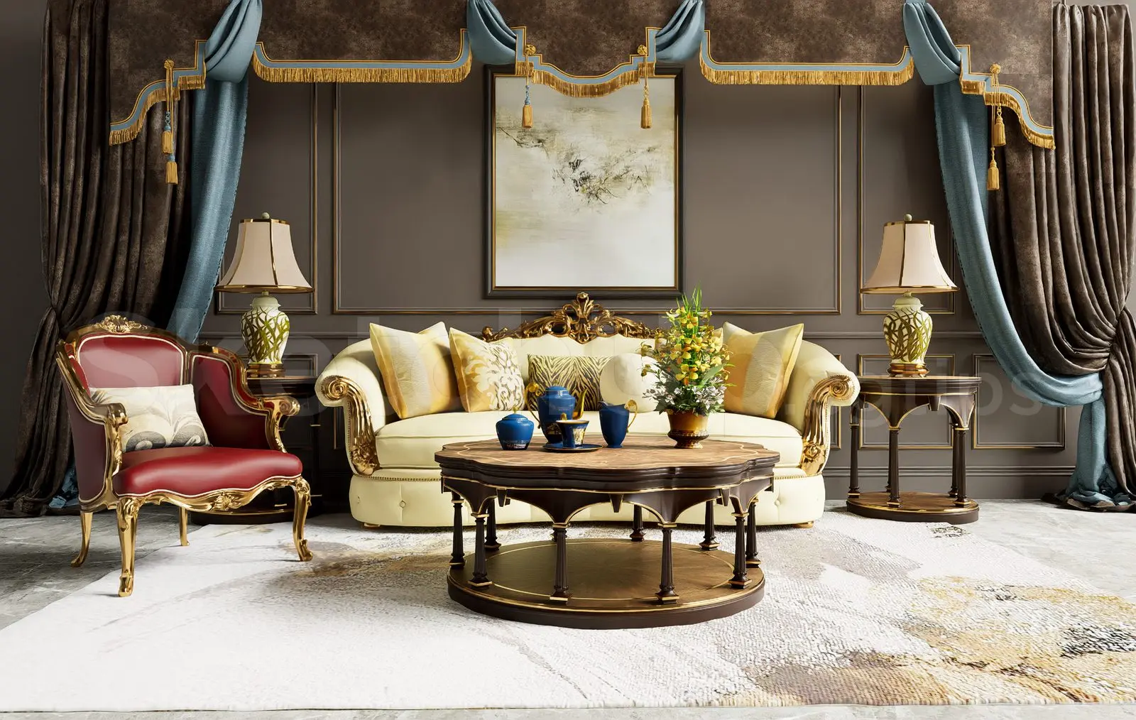Neoclassical Sofa