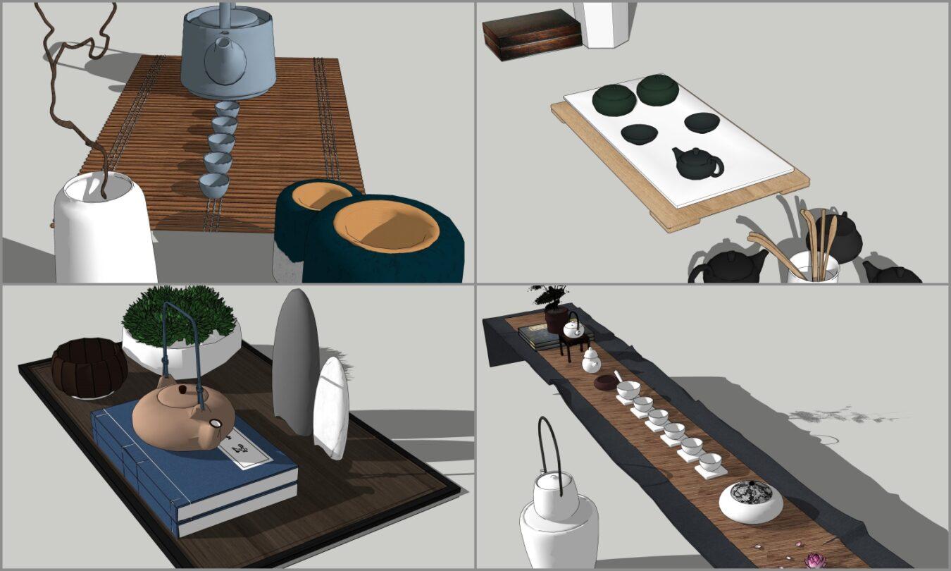 Combo Decor on Tea Coffee Table