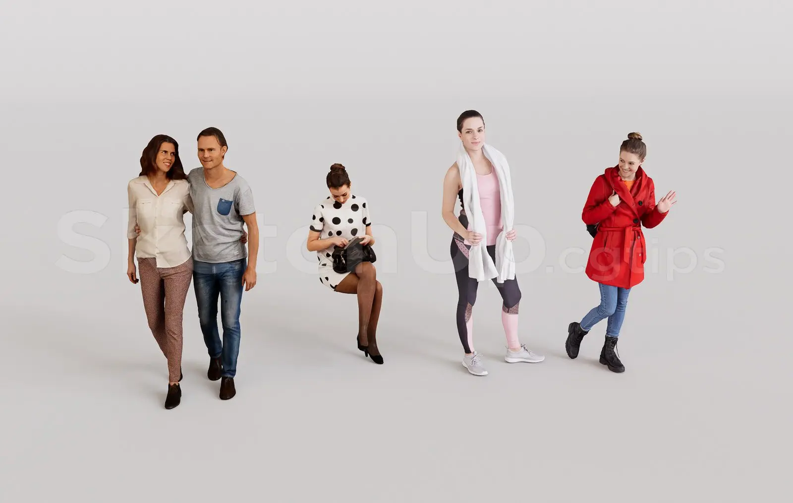 Man, Women Character — preview 1 (cgtips, CC0)