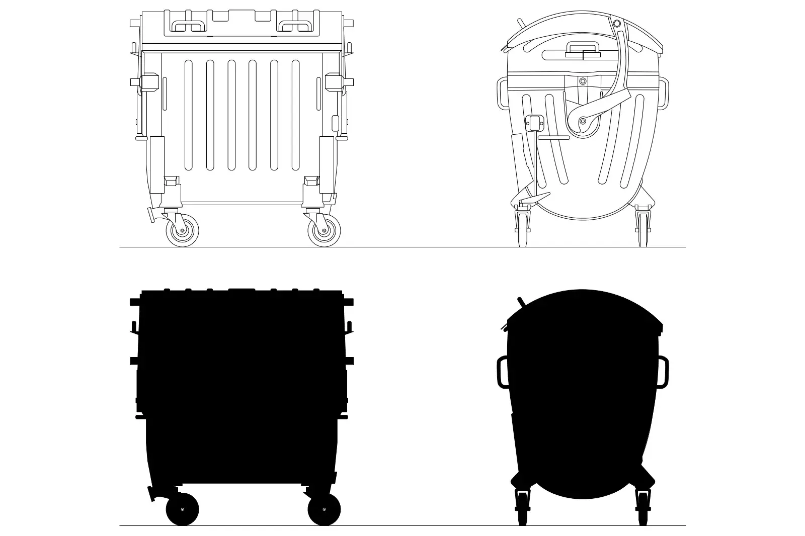 Plastic Garbage Bin
