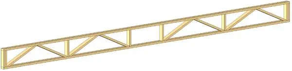 Wood web joist 5ft panels