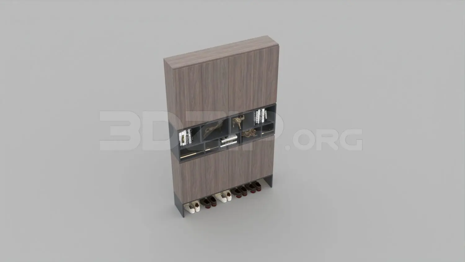 Shoe Cabinet — preview 1, by Nguyen Huu Cong (3dzip, CC0)
