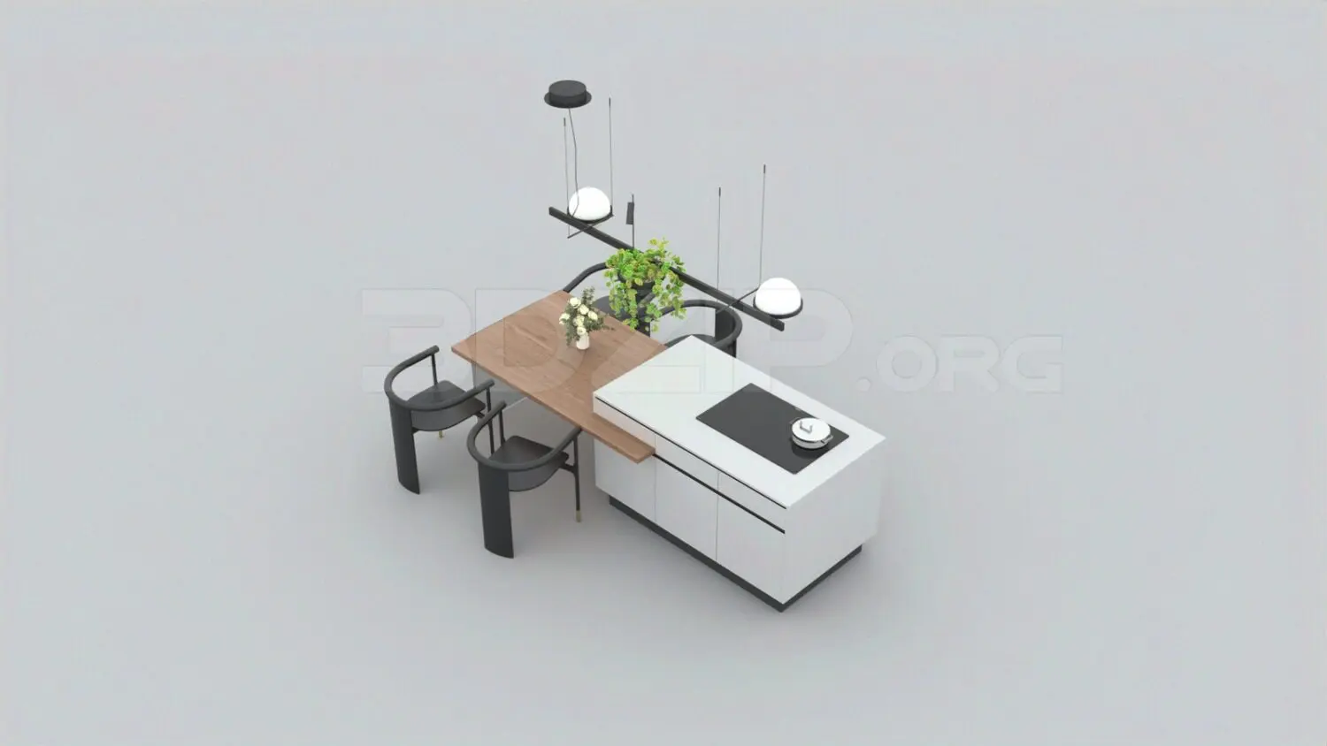 Kitchen Island — preview 1 (3dzip)