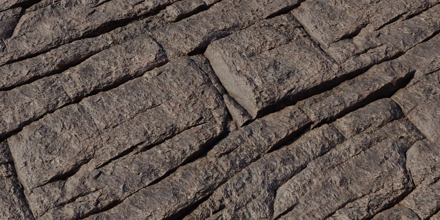 Dry Riverbed Rock