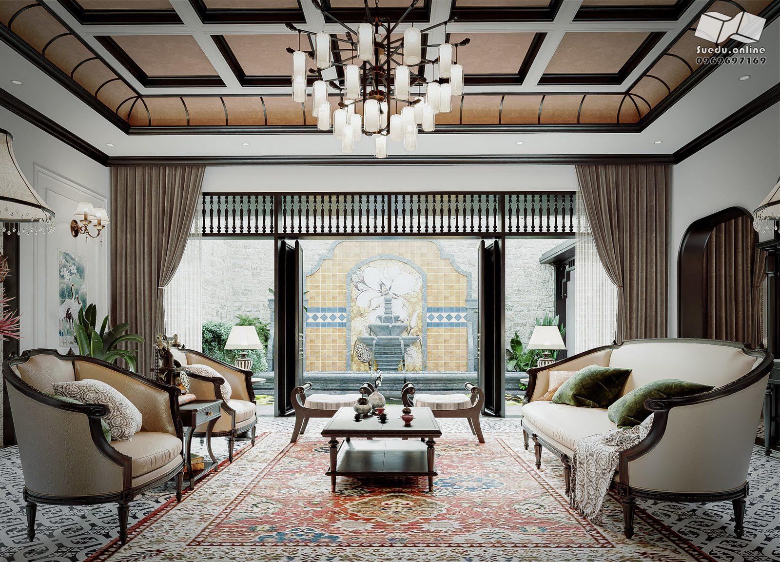 Indochine Living Room Interior