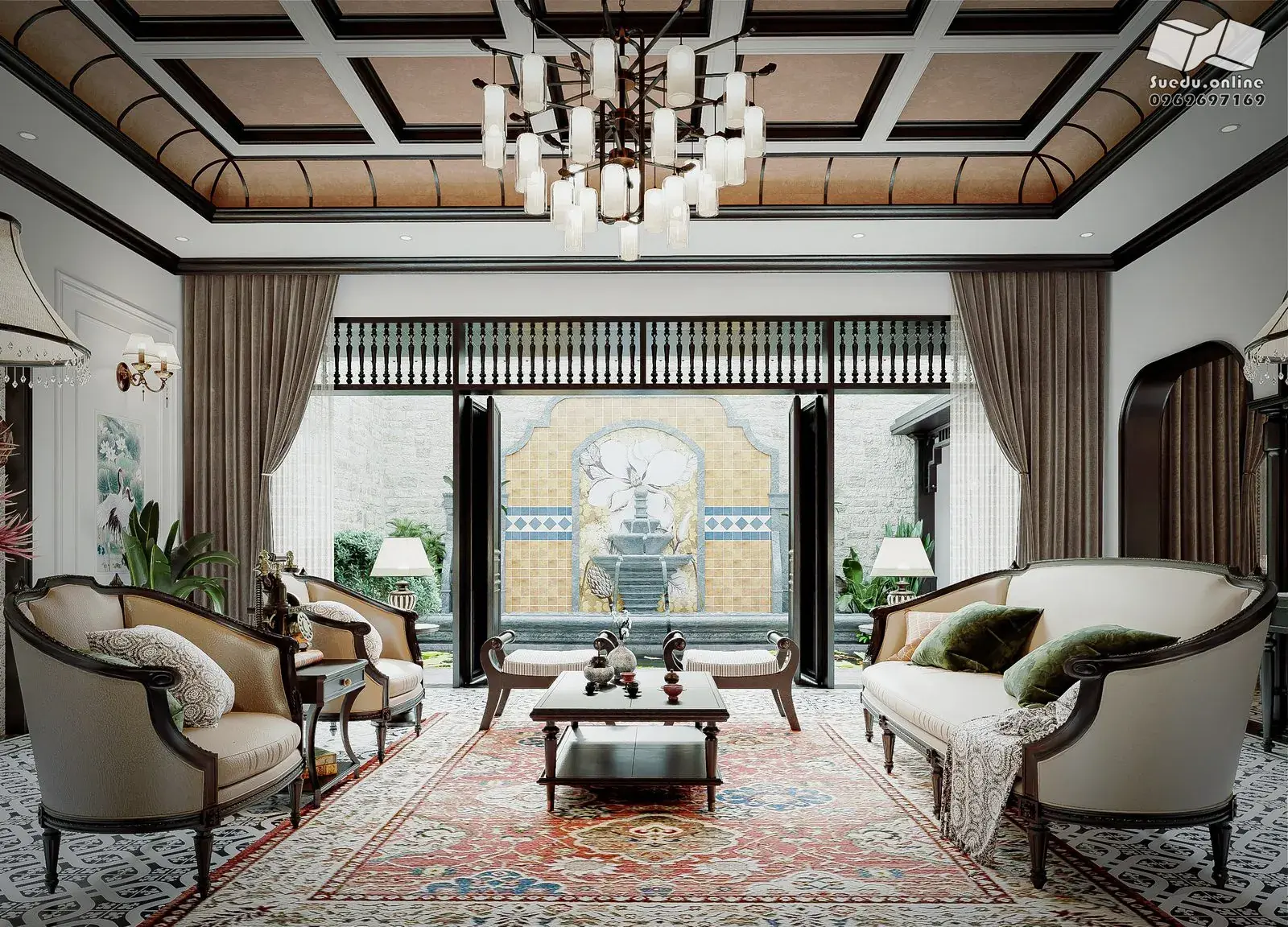 Indochine Living Room Interior