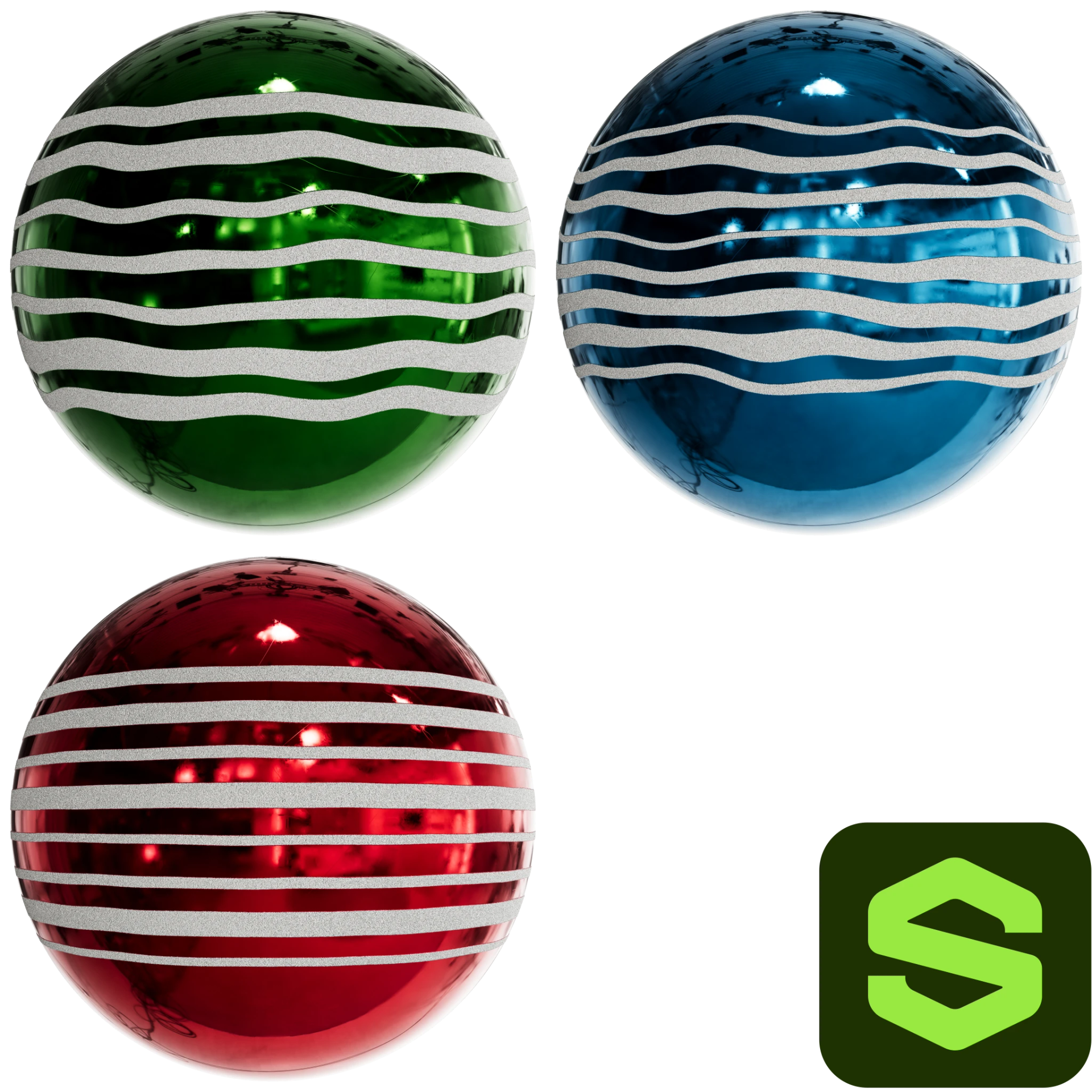 Christmas Tree Ornament Substance 003