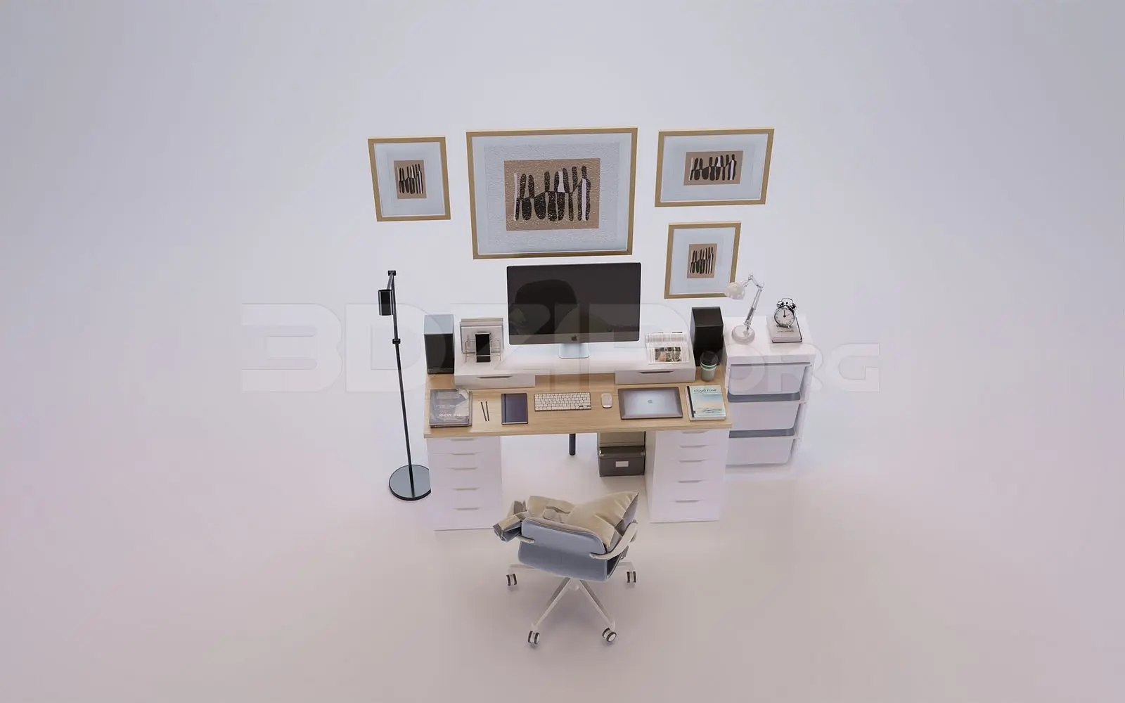 Work Desk — preview 1 (3dzip)