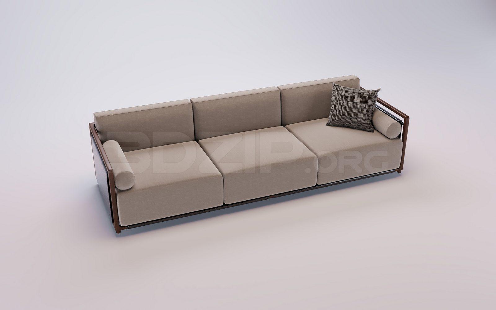 Sofa 3D Model for Interior Projects