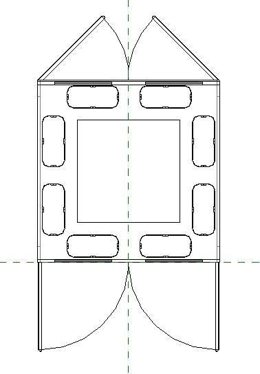 IT Rack 800x800mm