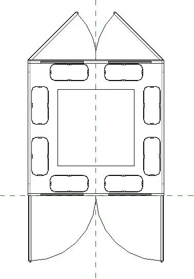 IT Rack 800x800mm