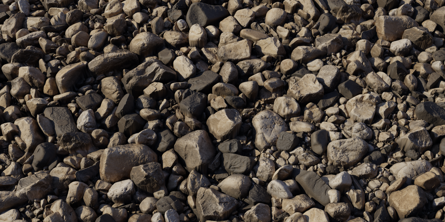 Dry River Pebbles