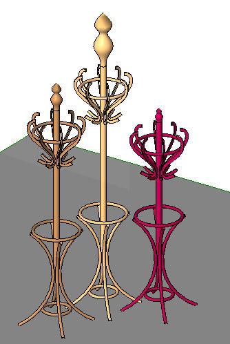 Mr GGs metric parametric coat hat umbrella stand