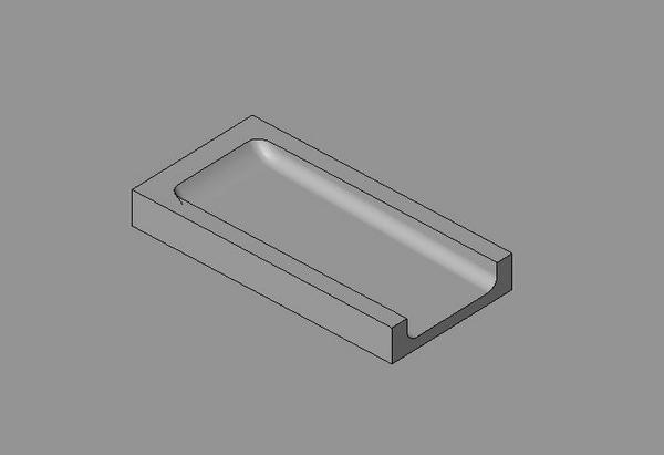 Precast Concrete Splash Block - Face Hosted