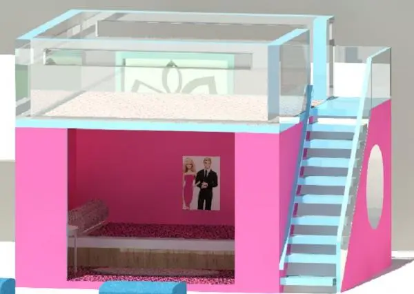 Barbie and Ken playhouse