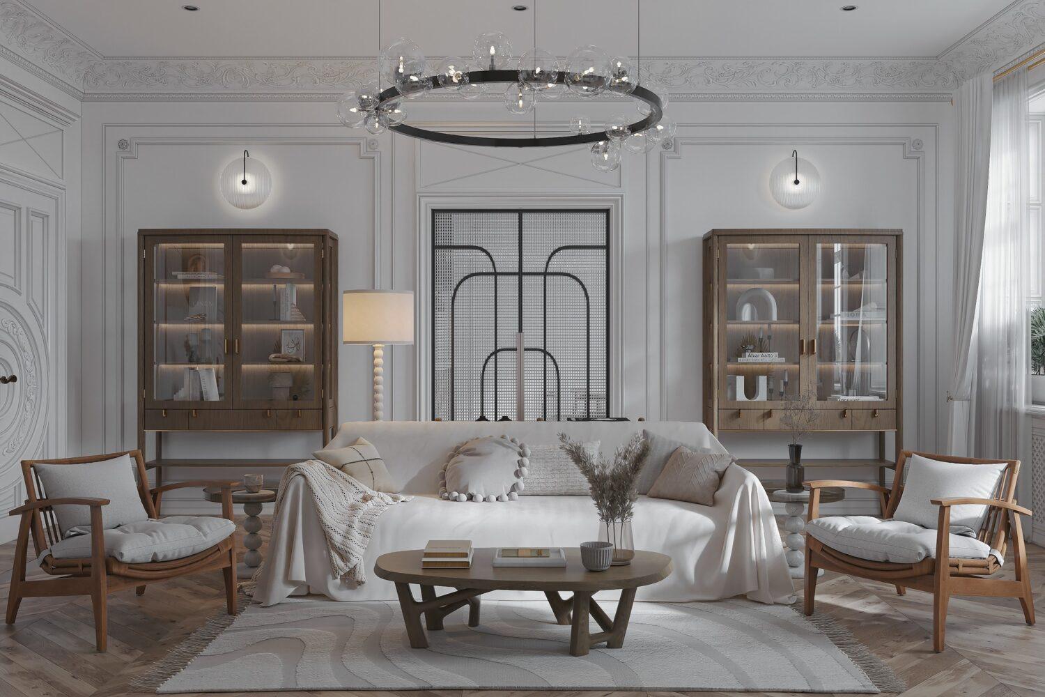 Living Room – Kitchen Interior