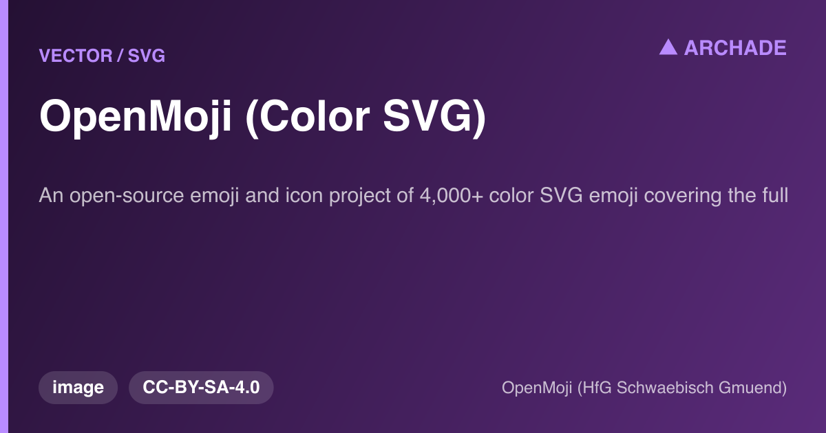 OpenMoji (Color SVG)