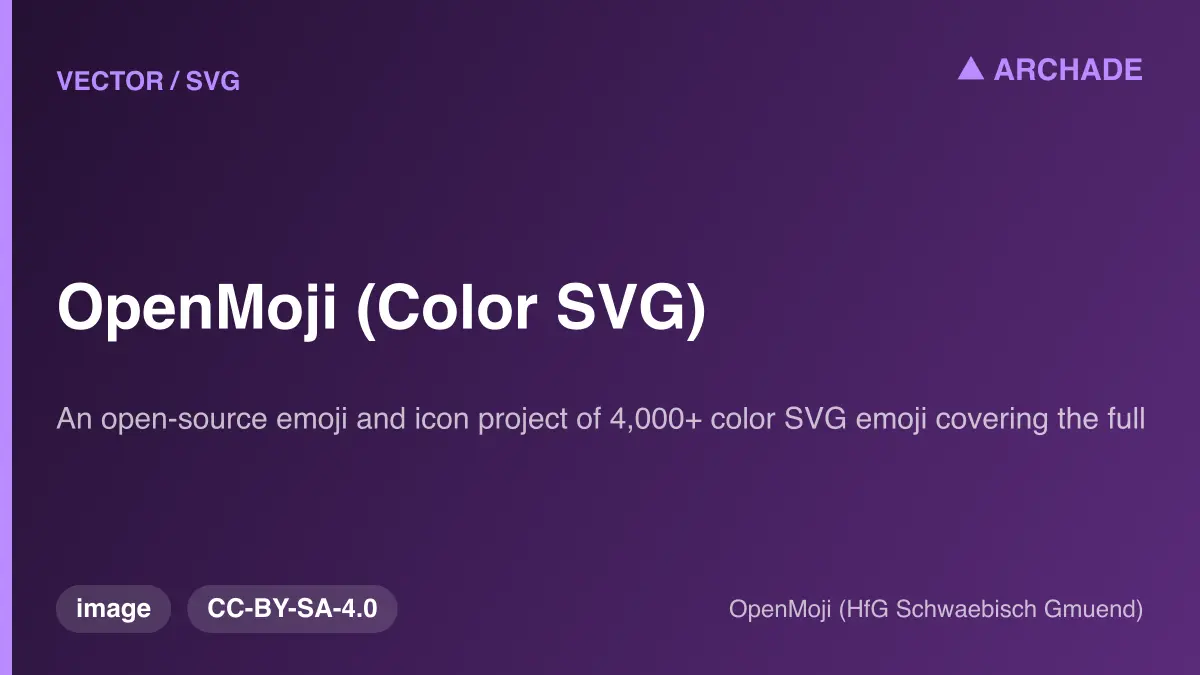 OpenMoji (Color SVG)