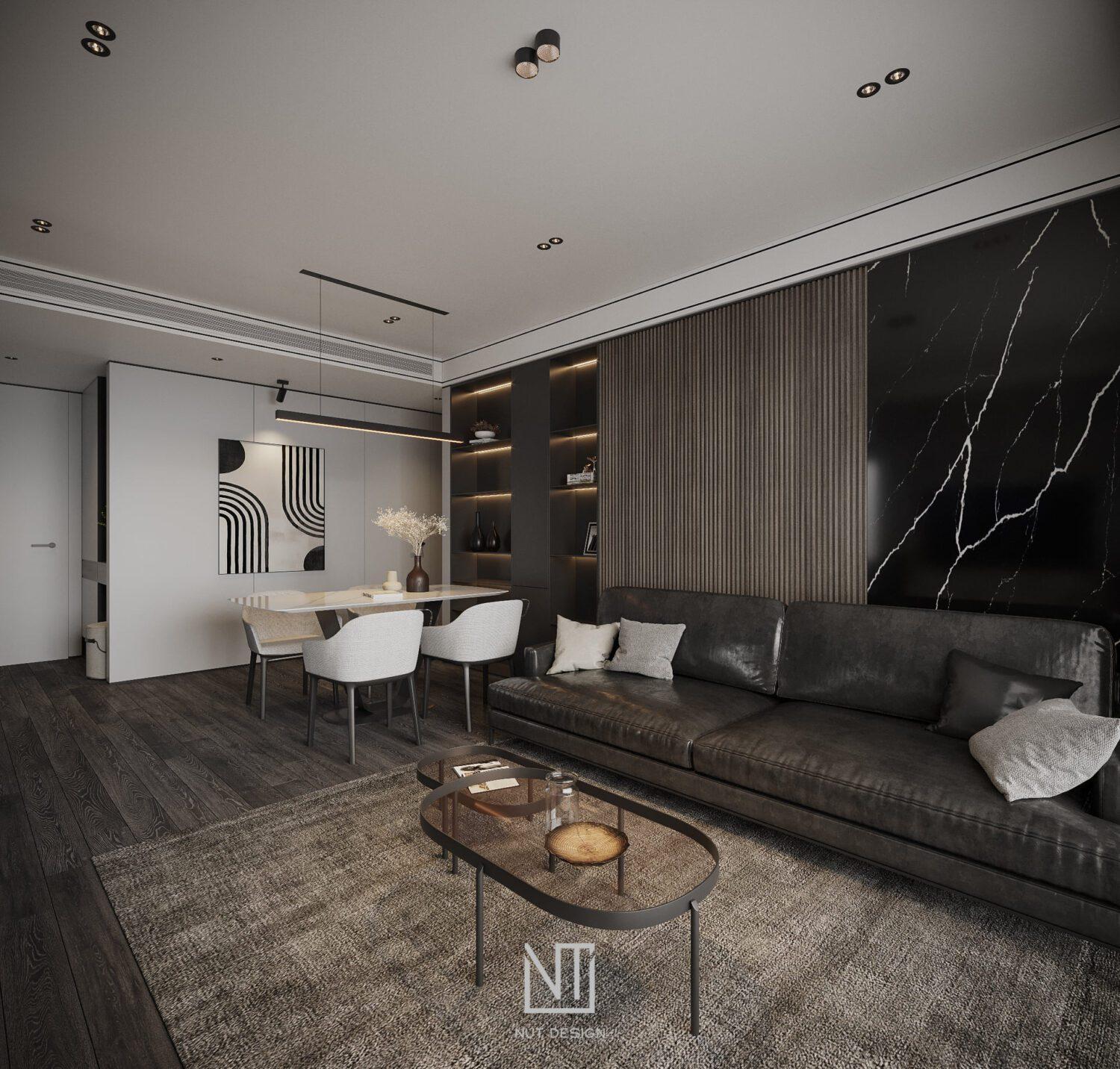 Living Room – Kitchen Interior