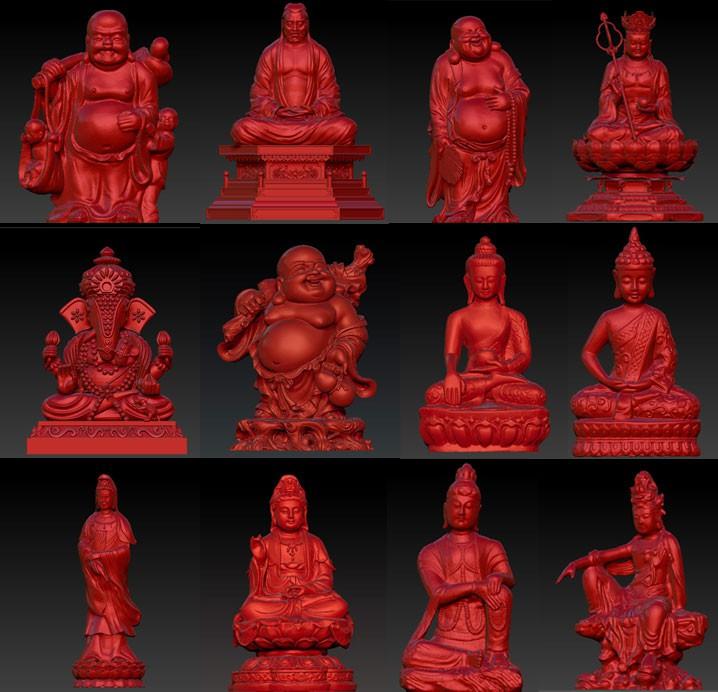 Buddha 3D Models by 3D Workshop