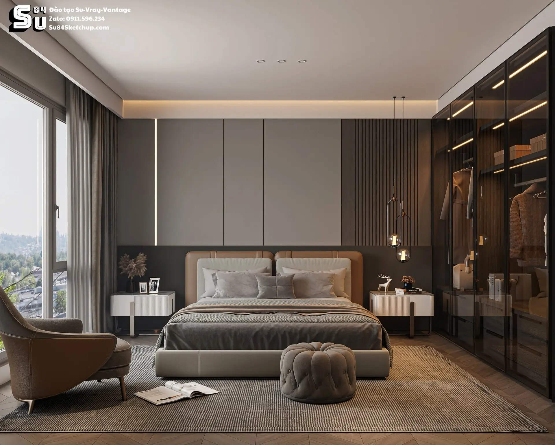 Modern Luxury Bedroom Interior