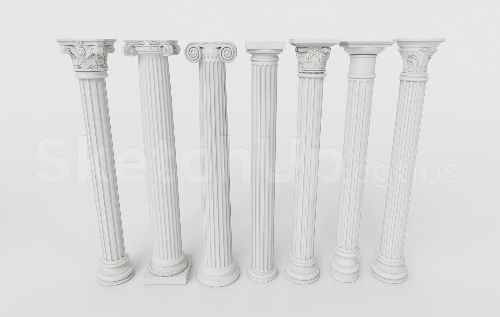 Antique Roman Columns