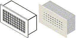Horizontal Rectangular Exhaust Terminal