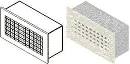 Horizontal Rectangular Exhaust Terminal
