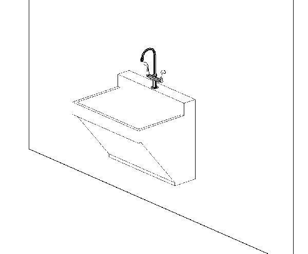 Single Scrub Sink