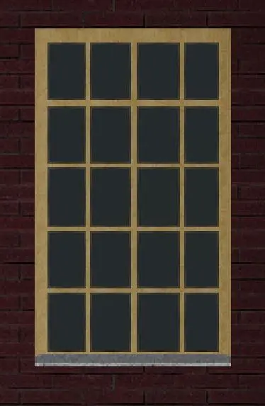 Casement window 2x5 Absolutly NO Trim