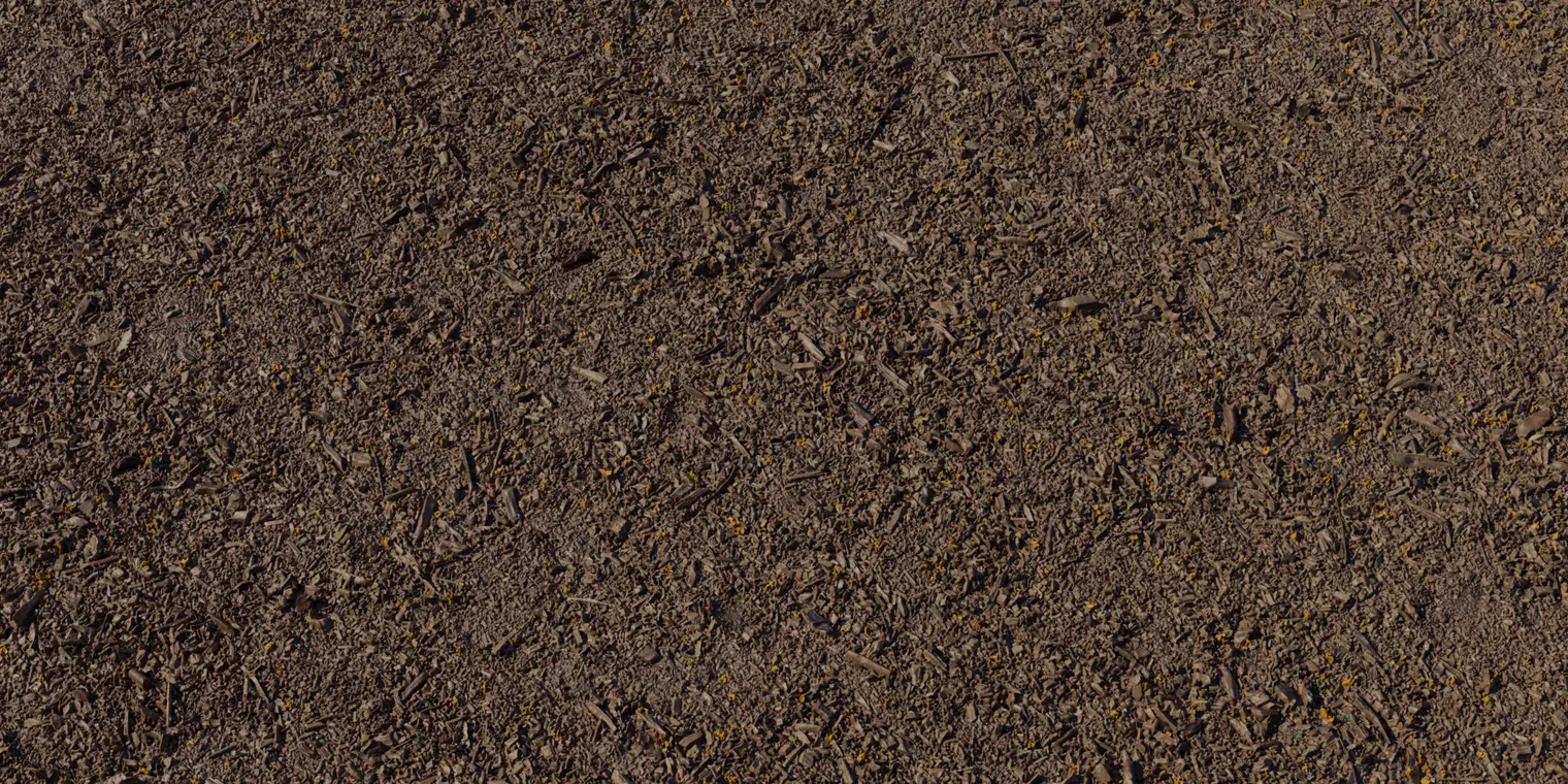 Yellow Flower Mulch — preview 1, by Dimitrios Savva (Poly Haven, CC0)