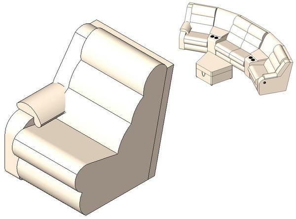 Left Recliner_Coaster_Sectional sofa