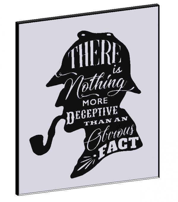 Sherlock Holmes Art Painting